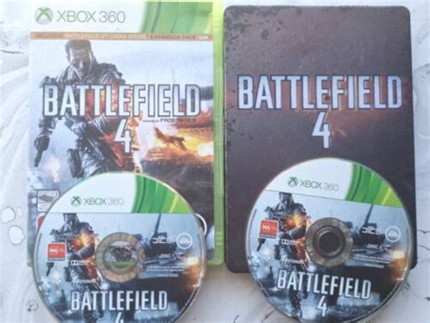 Battlefield 4 Xbox 360 Steelbook Collectors Case Metal Tin With 